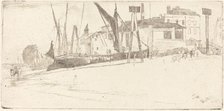 Chelsea Wharf, 1863. Creator: James Abbott McNeill Whistler.