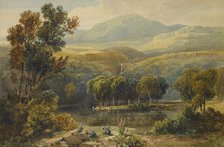 Lake Scene, North Wales, 1811. Creator: David Cox the Elder.