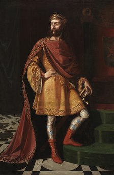 Erwig, Visigothic King, Mid of the 19th century. Artist: Cortés, Ramón (active 1850s)