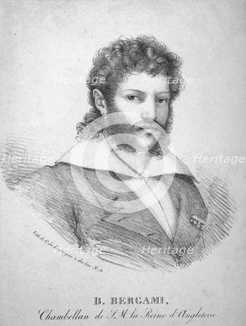 'B. Bergami', c1820. Creator: Charles-Philibert de Lasteyrie.