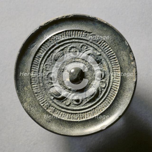 Mirror with Four Nipples and Four Birds, late 3rd Century BC - early 1st Century. Creator: Unknown.