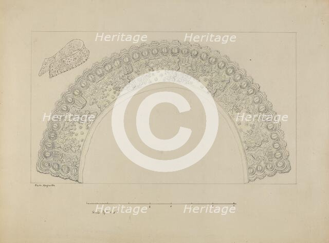 Handmade Embroidery, c. 1936. Creator: Edith Magnette.