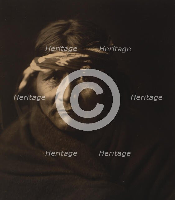 Navaho man, c1904. Creator: Edward Sheriff Curtis.