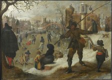 The Month of January, c. 1618. Creator: Vrancx, Sebastiaen (1574-1647).