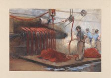 In the red dye house, 1868-1892. Creator: Anthon van Rappard.