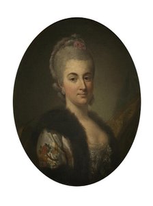 Portrait of Konstancja Poniatowska née Czartoryska, c1768. Creator: Per Krafft the Elder.