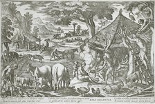 The Age of Silver, 1599. Creators: Antonio Tempesta, Nicolaus van Aelst.