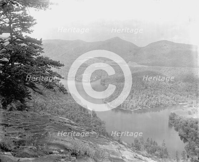 Lake Fairfield from Bald Face, Sapphire, N.C., between 1895 and 1910. Creator: Unknown.