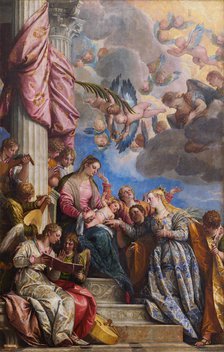 The Mystical Marriage of Saint Catherine.