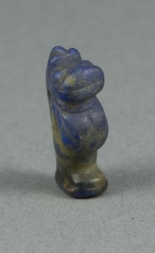 Amulet of the Goddess Taweret, Egypt, Second Intermediate Period-Early New Kingdom, Dynasty 15... Creator: Unknown.