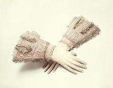 Gloves said to have been worn by King Charles I, c1630. Artist: Unknown