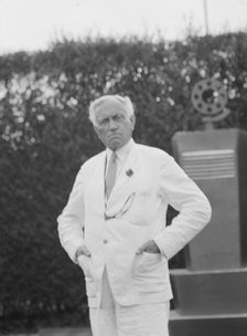 Breese, James, Mr., standing outdoors, 1931 Creator: Arnold Genthe.
