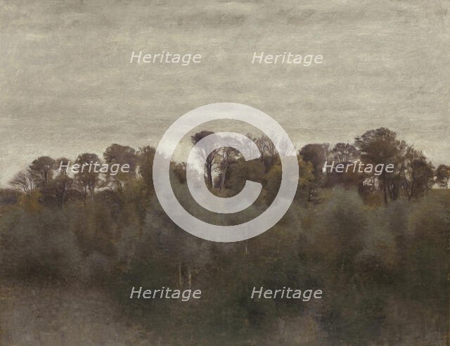 Summer Lanscape, 1895. Creator: Hammershøi, Vilhelm (1864-1916).