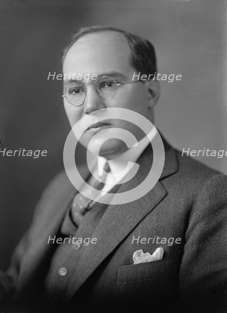 John W. Barriger III - Portrait, 1933. Creator: Harris & Ewing.