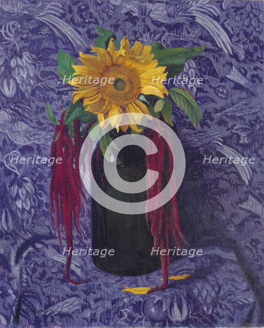 The Sunflower, 1924. Creator: Vallotton, Felix Edouard (1865-1925).