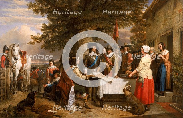 The Eve of the Battle of Edge Hill, 1642, 1845. Artist: Landseer, Charles (1799-1879)