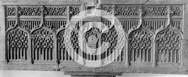 Chest Front, French, 15th century. Creator: Unknown.