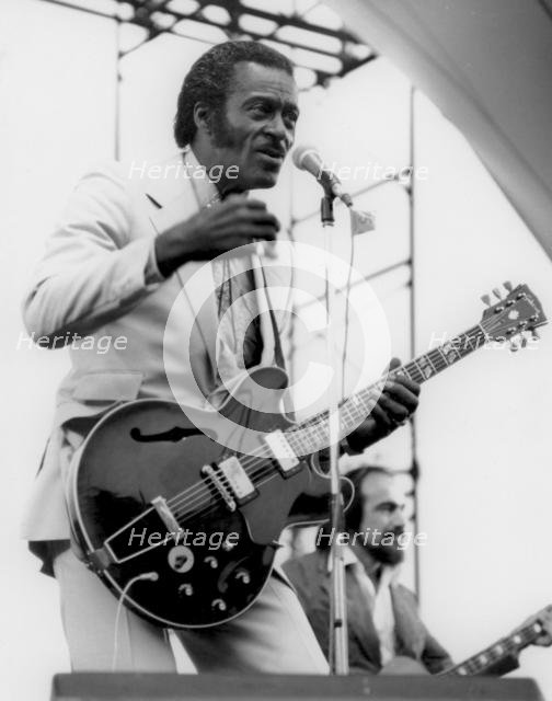 Chuck Berry, Capital Jazz Festival, London, 1979. Creator: Brian Foskett.