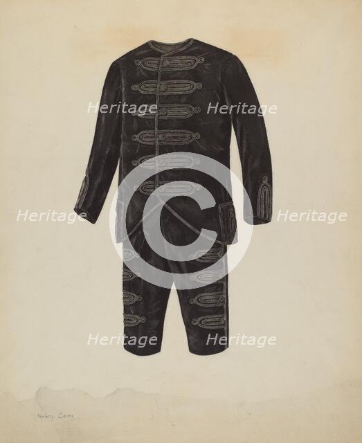 Boy's Suit, c. 1938. Creator: Nancy Crimi.