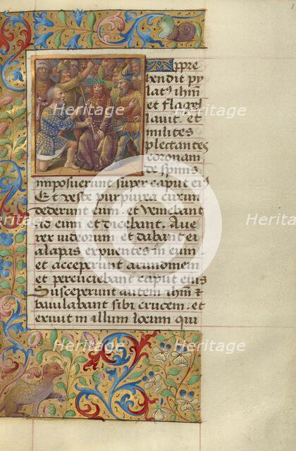 Flagellation; Poncher Hours, about 1500. Creator: Master of the Chronique Scandaleuse.