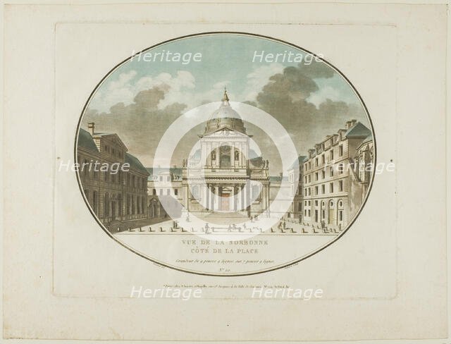 View of the Sorbonne, n.d. Creator: Jean Francois Janinet.