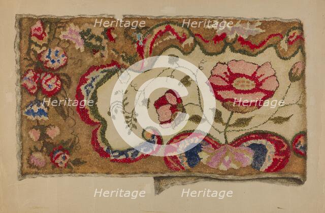 Rug, c. 1938. Creator: Eva Wilson.