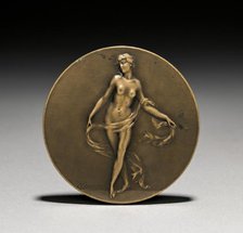 Medallion, "Dancing Nude", 1800's. Creator: Unknown.