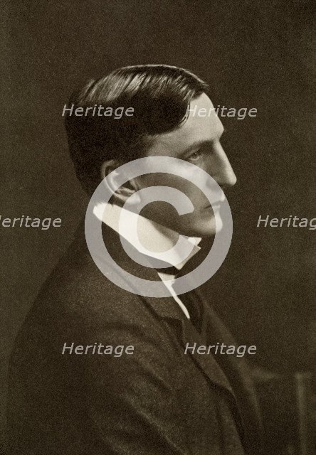 Alfred Edward Woodley Mason, British author, 1910.Artist: Elliott & Fry