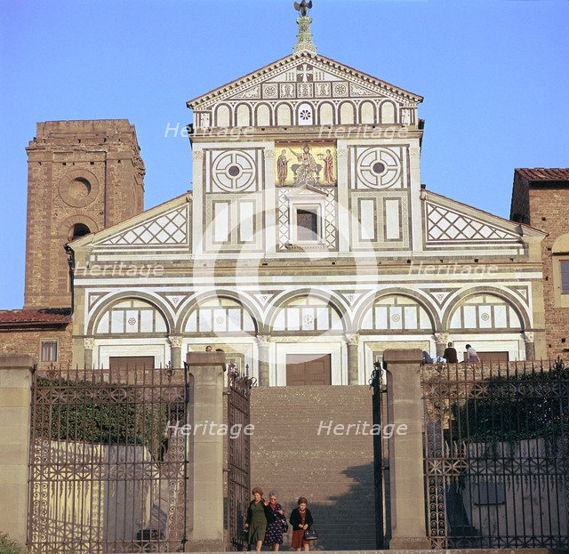 The west facade of San Miniato al Monte, 12th century. Artist: Unknown