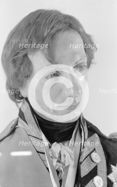 Funeral effigy of Lord Nelson, Westminster Abbey, London, 1945-1980. Artist: Eric de Maré