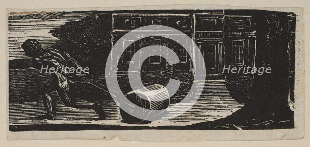 A Rolling Stone Is Ever Bare of Moss, from Thornton's Pastorals of Virgil, 1821. Creator: William Blake.