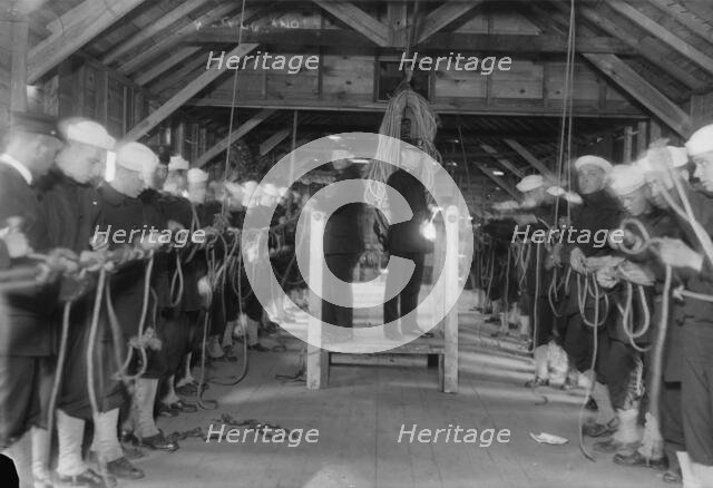 Tying knots, between c1915 and c1920. Creator: Bain News Service.