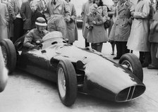 Mike Hawthorn in BRM 1956. Creator: Unknown.
