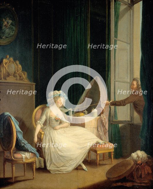 Frivolous love, c1780-1789. Creators: Jean Frederic Schall, Nicolas Lavreince.