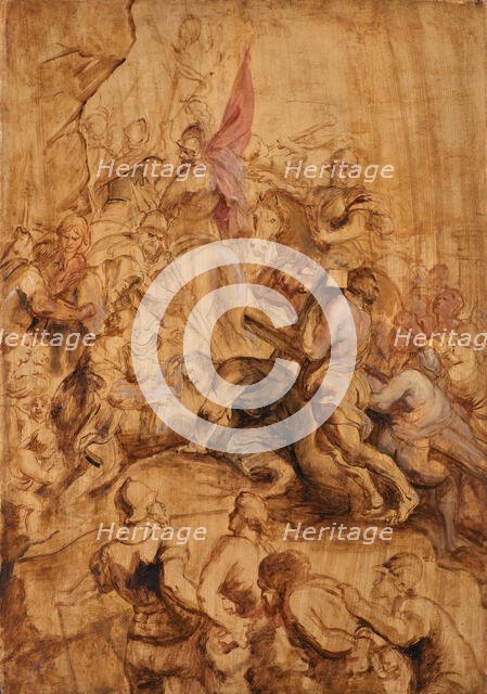 The Ascent to Calvary. The Bearing of the Cross, 1634. Creator: Peter Paul Rubens.