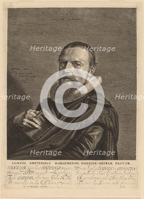 Samuel Ampzing. Creator: Jonas Suyderhoef.