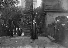 Justice Harlan, Funeral - Radcliffe, Dr. Wallace, Pastor, New York Avenue Presbyterian Church, 1911. Creator: Harris & Ewing.