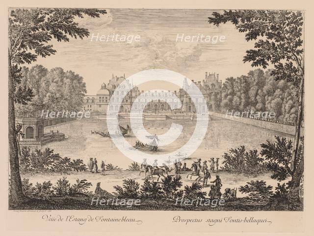 Vue de lEtang de Fontainebleau, 1666. Creator: Israël Silvestre (French, 1621-1691).
