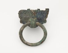 Mask and ring, Eastern Zhou to Han dynasty, 770 BCE-221 CE. Creator: Unknown.