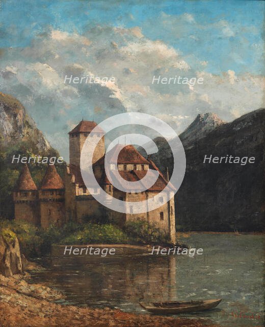 Chillon Castle, after 1873. Creator: Courbet, Gustave (1819-1877).