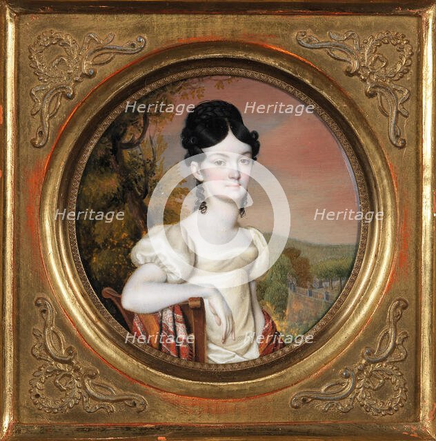 Princess Henrietta of Nassau-Weilburg (1797-1829), the wife of Archduke Charles of Austria. Creator: Lützenkirchen, Peter Joseph (1775-1820).