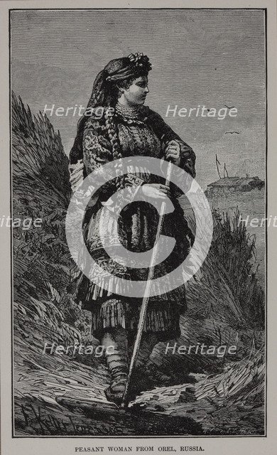 Peasant woman of the Government of Oryol, 1882.