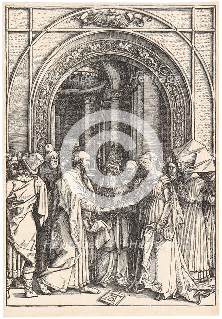 The Marriage of the Virgin, from The Life of the Virgin, c. 1504. Creator: Dürer, Albrecht (1471-1528).