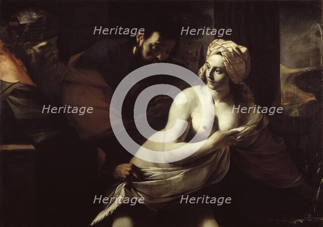 Susanna and the Elders, 1600s. Creator: Preti, Mattia (1613-1699).