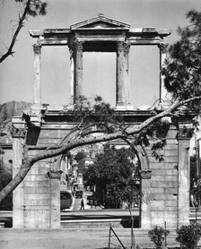 Hadrian's Arch, Athens, 1937.Artist: Martin Hurlimann