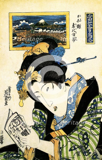 From the series The Beauties of Tokaido, 1830-1835.