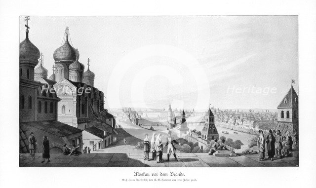 'Moscow before the fire', 1900.Artist: Hammer