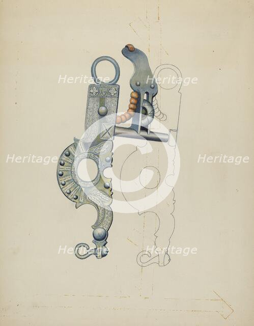 Bit, c. 1936. Creator: Eva Fox.