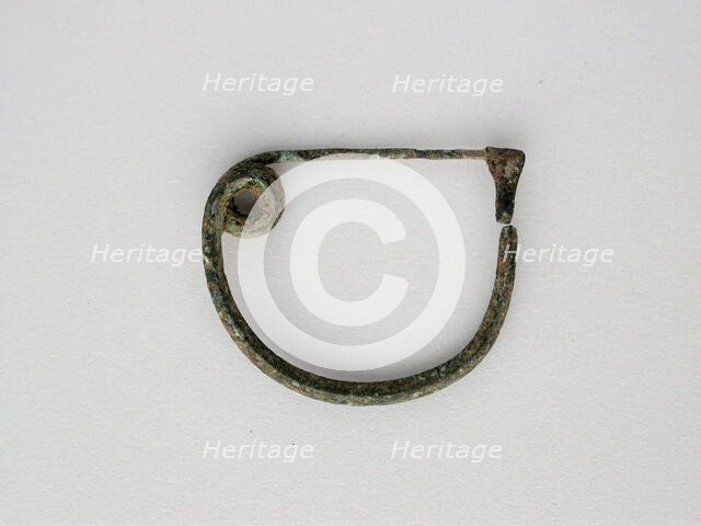 Bow Fibula (wire), Geometric Period (800-600 BCE). Creator: Unknown.