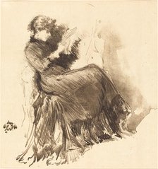 Study, 1878. Creator: James Abbott McNeill Whistler.